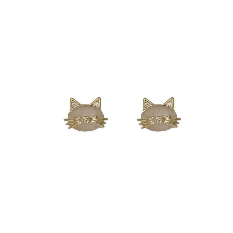 Cat Eye Stud Earring